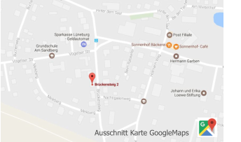 Ausschnitt Karte GoogleMaps